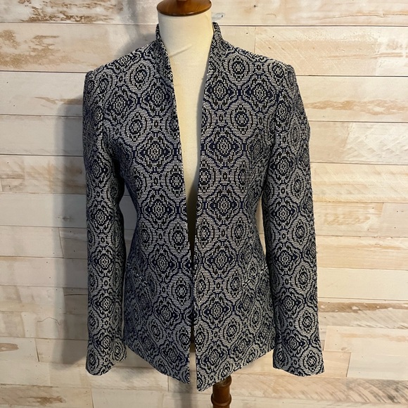 NWT Banana republic size 4 Tile Jacquard blazer - Picture 4 of 12